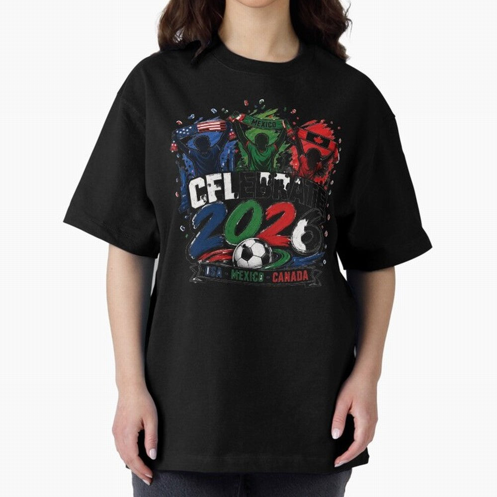 Celebrate 2026 USA Mexico Canada Soccer Fans Classic T-Shirt Represent the Passion of the FIFA World Cup 2026 USA Canada Mexico Journey through Messi, Neymar and Mbappe Highlights, Argentina, France and Brazil Pride, Soccer Culture, Superstar