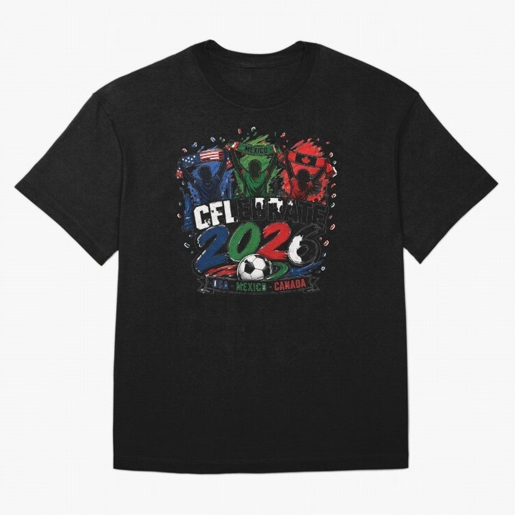 Celebrate 2026 USA Mexico Canada Soccer Fans Classic T-Shirt Represent the Passion of the FIFA World Cup 2026 USA Canada Mexico Journey through Messi, Neymar and Mbappe Highlights, Argentina, France and Brazil Pride, Soccer Culture, Superstar