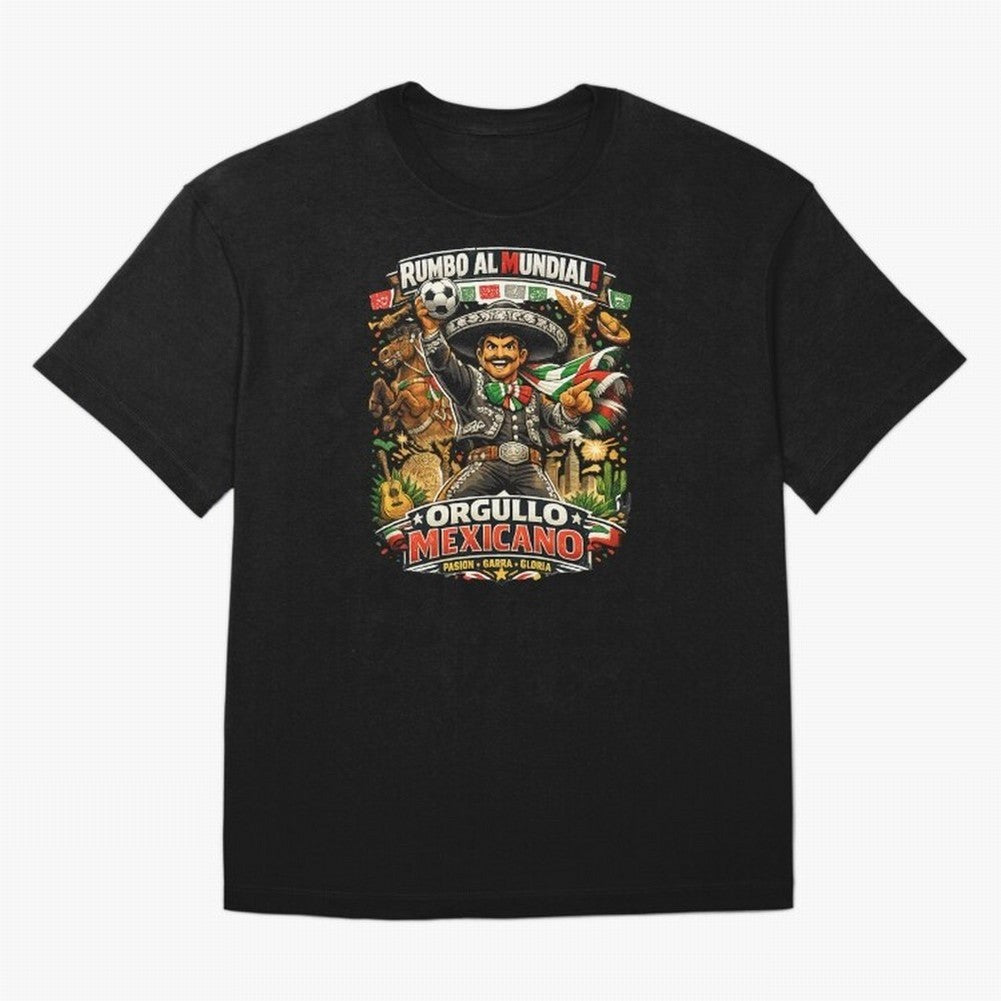 Mexico World Cup 2026 Mariachi Fan Art Classic T-Shirt Get Ready for FIFA World Cup 2026 USA Canada Mexico Spirit, Featuring England, Messi, CR7 and Mbappe, Worldwide Fan Energy, Dramatic Goals, Stadium Lights and Championship Celebrations; Perfect