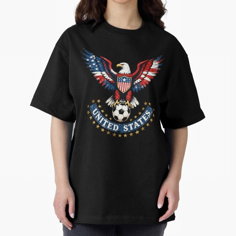 USA Soccer Eagle - United States Football Fan Classic T-Shirt Relive Legendary Nights from FIFA World Cup 2026 for Fans of Mbappe and England and Germany, Bringing Soccer Culture, Superstar Moments, National Team Dreams and Competitive Fire;