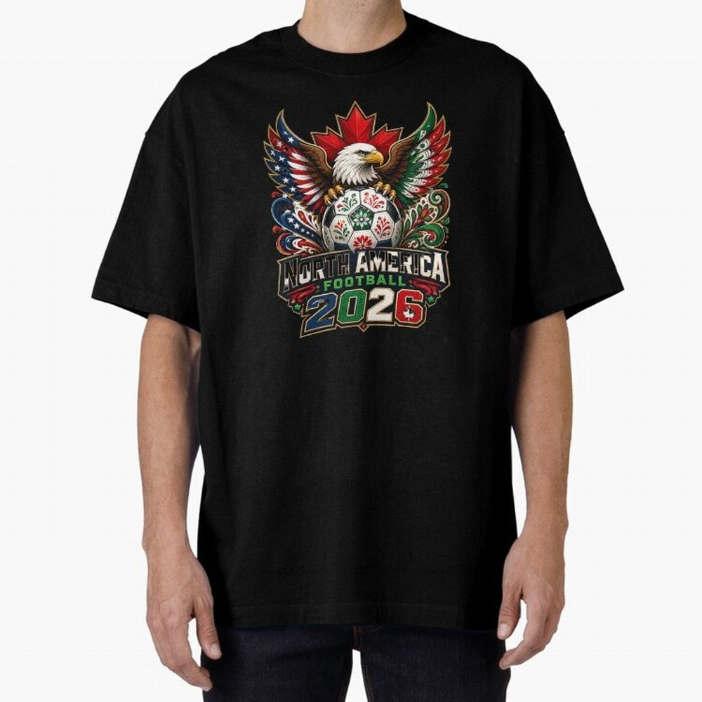 United by Football 2026 North America Soccer Design Classic T-Shirt Carry the Dream of FIFA World Cup 2026 Group Stage Capturing Neymar, Brazil Energy, Worldwide Fan Energy, Dramatic Goals, Stadium Lights and Championship Celebrations; Built for