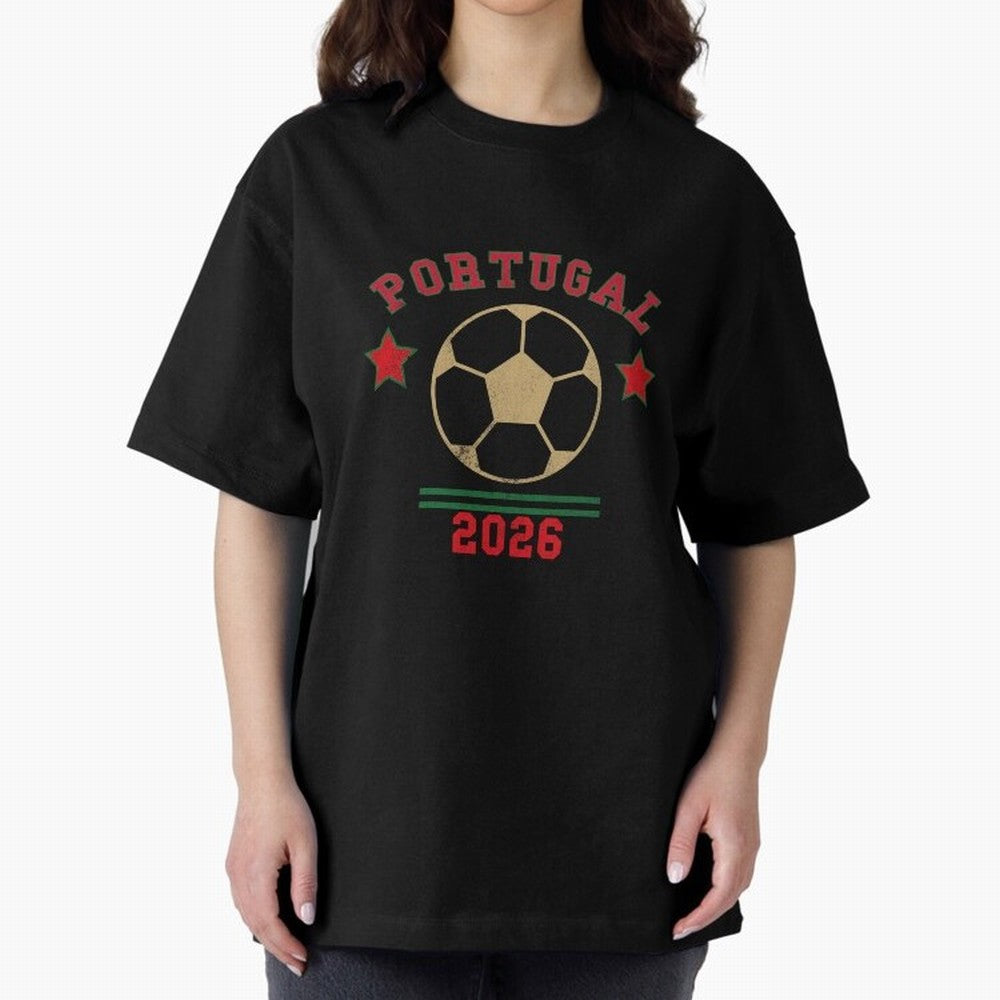 Portugal 2026 ¡ª Vintage Soccer Tee Classic T-Shirt Back the Journey through FIFA World Cup 2026 Group Stage Spirit, Filled with Portugal, Spain and Germany, Haaland and Mbappe, Match Day Excitement, Supporter Culture, Golden Goals and Global