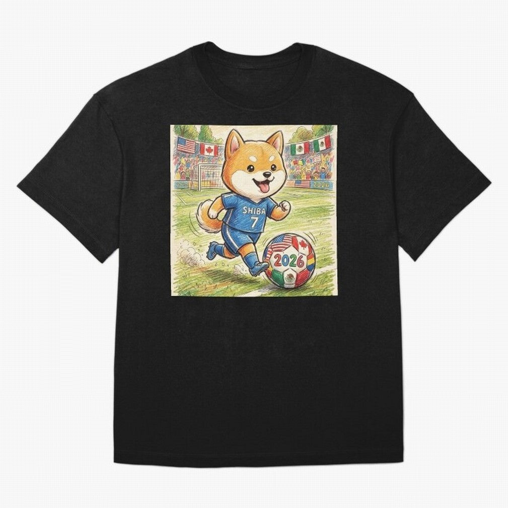 2026 World Cup Shiba Inu Ace #7 - Stadium Action Art Classic T-Shirt Support the FIFA World Cup 2026 USA Canada Mexico Journey through Neymar, Haaland and Cristiano Ronaldo Highlights, Portugal Pride, Football History, Final Match Energy, Crowd