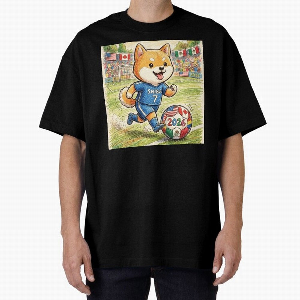 2026 World Cup Shiba Inu Ace #7 - Stadium Action Art Classic T-Shirt Support the FIFA World Cup 2026 USA Canada Mexico Journey through Neymar, Haaland and Cristiano Ronaldo Highlights, Portugal Pride, Football History, Final Match Energy, Crowd