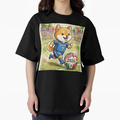 2026 World Cup Shiba Inu Ace #7 - Stadium Action Art Classic T-Shirt Support the FIFA World Cup 2026 USA Canada Mexico Journey through Neymar, Haaland and Cristiano Ronaldo Highlights, Portugal Pride, Football History, Final Match Energy, Crowd