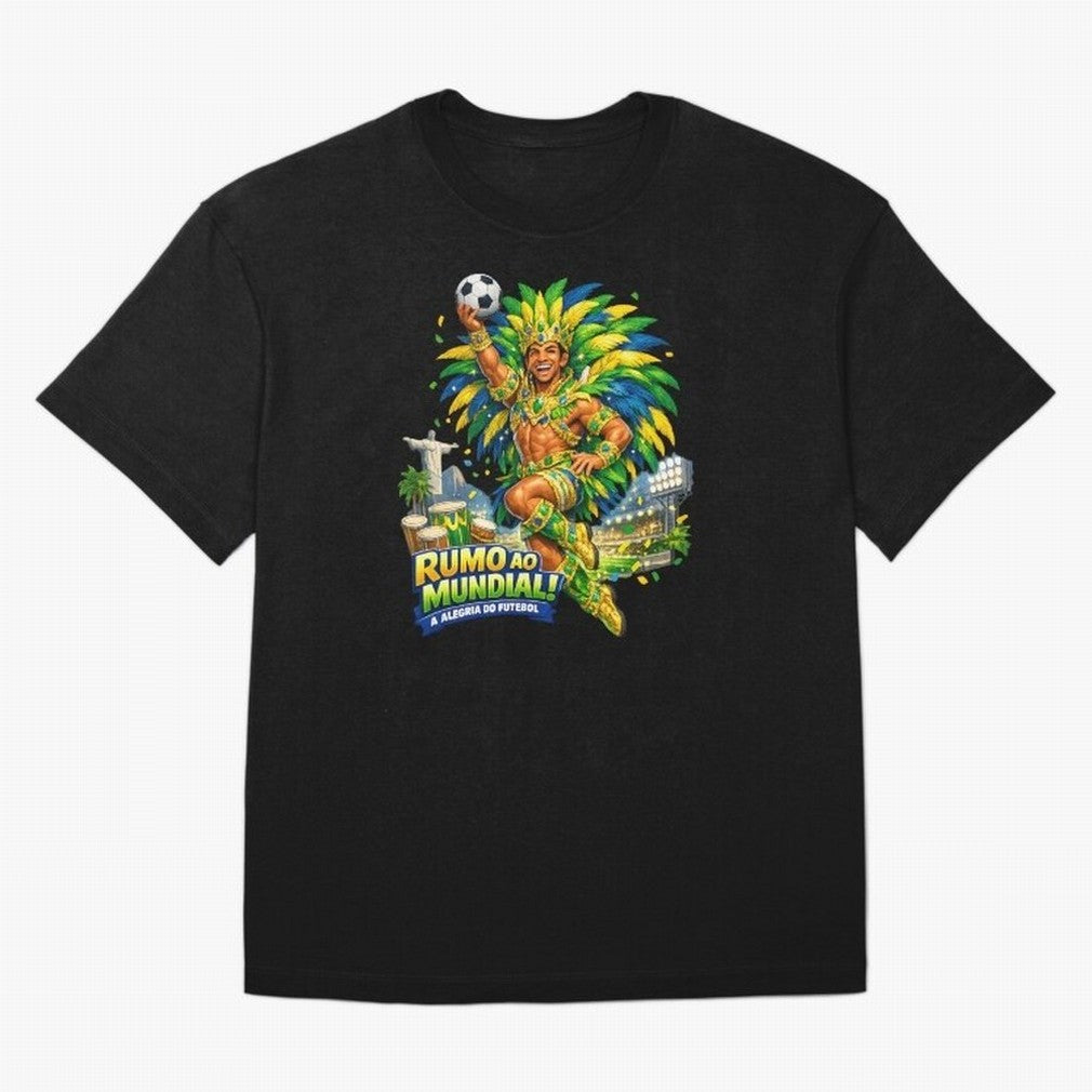 Brazil World Cup 2026 Carnival Fan Art Classic T-Shirt Fuel the Hype around FIFA World Cup 2026 Celebrating Haaland and Mbappe, Spain Energy, Football Festival Excitement, Trophy Ambitions, Country Rivalries and Star Player Buzz; Perfect for People
