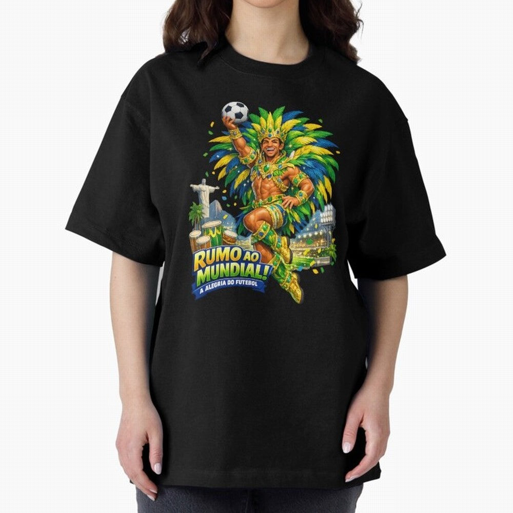 Brazil World Cup 2026 Carnival Fan Art Classic T-Shirt Fuel the Hype around FIFA World Cup 2026 Celebrating Haaland and Mbappe, Spain Energy, Football Festival Excitement, Trophy Ambitions, Country Rivalries and Star Player Buzz; Perfect for People