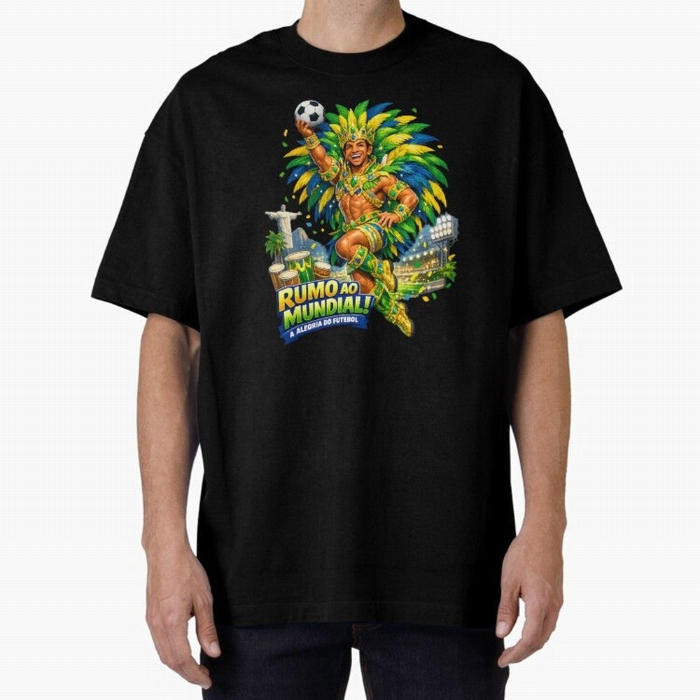 Brazil World Cup 2026 Carnival Fan Art Classic T-Shirt Fuel the Hype around FIFA World Cup 2026 Celebrating Haaland and Mbappe, Spain Energy, Football Festival Excitement, Trophy Ambitions, Country Rivalries and Star Player Buzz; Perfect for People