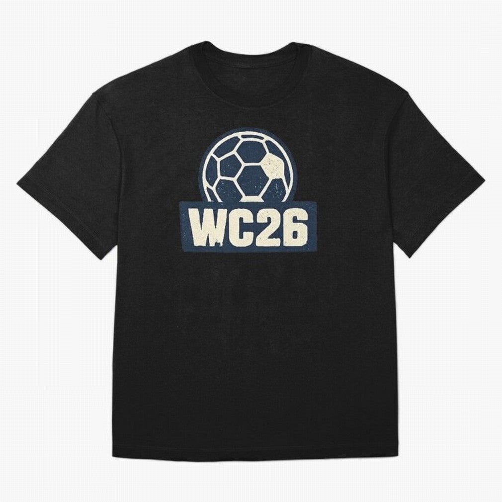 WC26 Retro Soccer Ball Vintage Football Fan Design Classic T-Shirt Bring Global Tournament Vibes to FIFA World Cup 2026 USA Canada Mexico Built around Cristiano Ronaldo, Haaland and CR7, Portugal, Spain and Germany Energy, Football Passion,