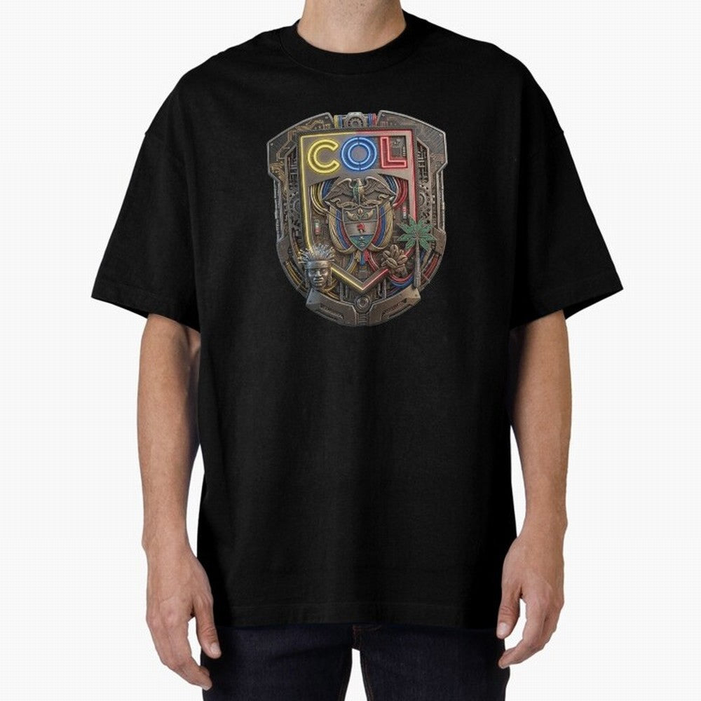 Feel the passion of Colombia with this dynamic Shield and soccer player design Classic T-Shirt Represent Football Lovers during FIFA World Cup 2026 for Fans of CR7 and Netherlands, Bringing Fan Favorite Moments, National Team Passion, Big Match