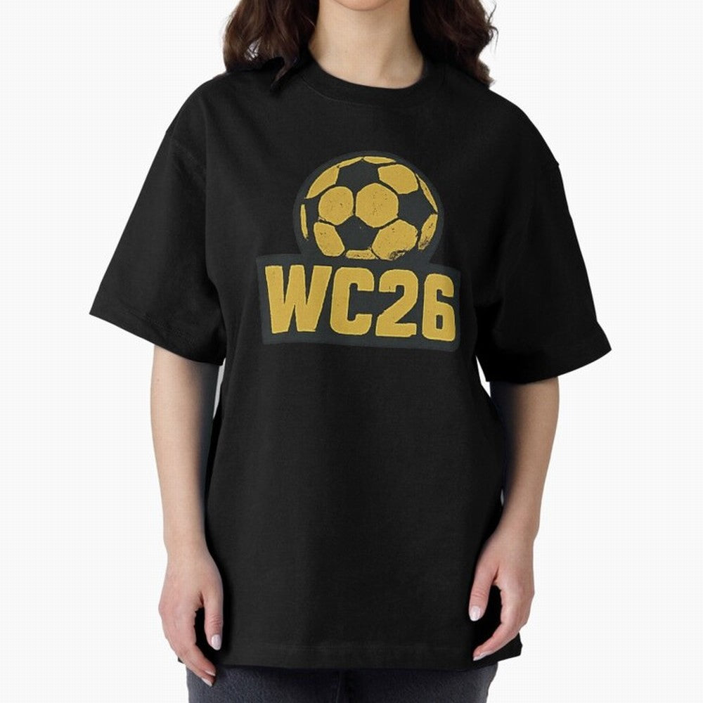 WC26 Soccer Ball Vintage Football Fan Design Classic T-Shirt Make Your Look Match the FIFA World Cup 2026 Journey through CR7 Highlights, Brazil Pride, Champion Mindset, Group Stage Buzz, Knockout Tension and Passionate Fan Culture; Ideal for Fans