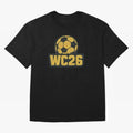WC26 Soccer Ball Vintage Football Fan Design Classic T-Shirt Make Your Look Match the FIFA World Cup 2026 Journey through CR7 Highlights, Brazil Pride, Champion Mindset, Group Stage Buzz, Knockout Tension and Passionate Fan Culture; Ideal for Fans