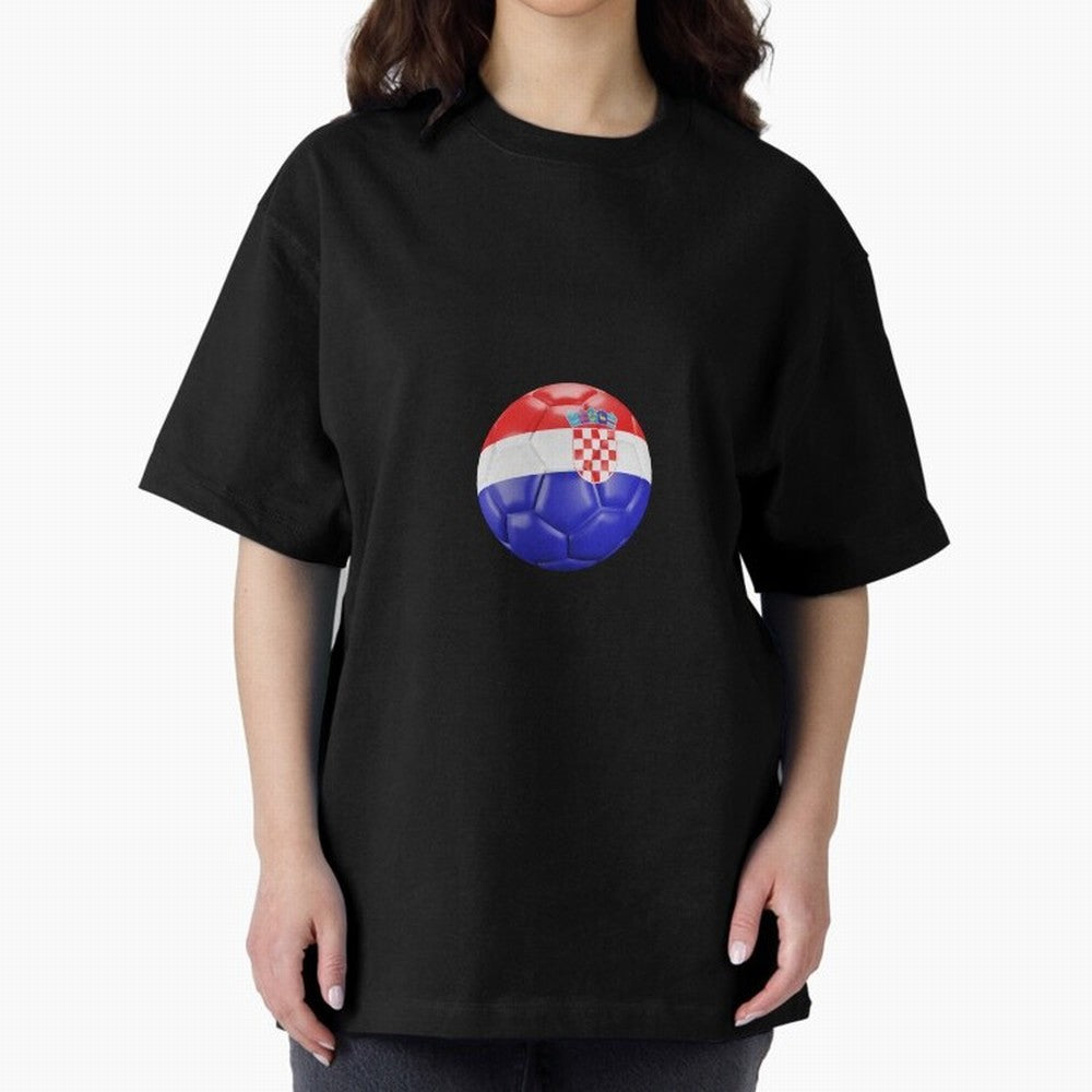 Croatia Ball Classic T-Shirt Bring Match Day Fire to Global Football Passion for FIFA World Cup 2026 Group Stage, Featuring Haaland and Mbappe, Spain, Soccer Culture, Superstar Moments, National Team Dreams and Competitive Fire; Built for