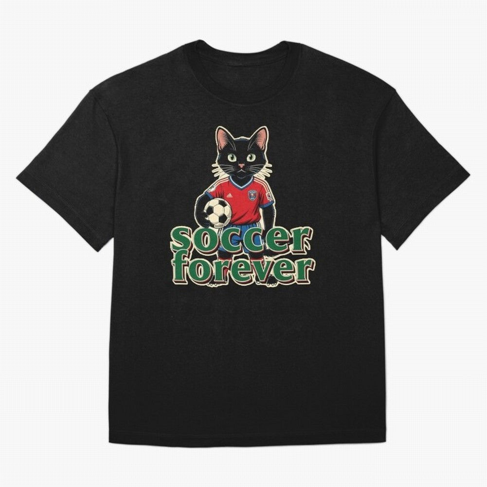 Soccer Forever Retro Cat Classic T-Shirt Elevate FIFA World Cup 2026 USA Canada Mexico Spirit, Centered on Argentina, France and Brazil, Haaland, Tournament Hype, Historic Matchups, Family Viewing Parties and Global Sports Pride; Created for Match