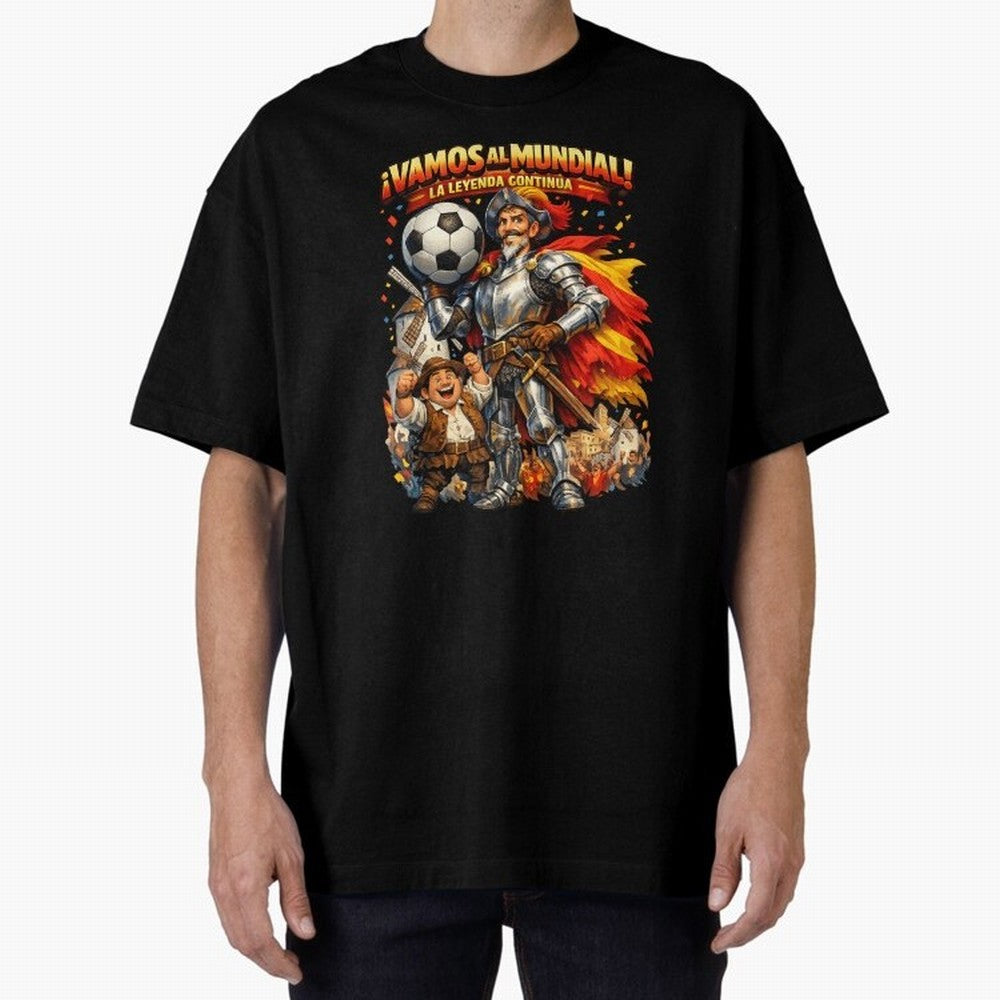 Spain World Cup 2026 Don Quixote Fan Shirt Classic T-Shirt Represent Global Football Passion for FIFA World Cup 2026 USA Canada Mexico, Made for Messi and Cristiano Ronaldo, England, France and Netherlands, Game Day Rituals, Football Legends,