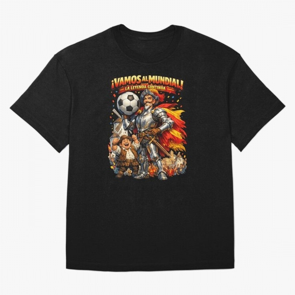 Spain World Cup 2026 Don Quixote Fan Shirt Classic T-Shirt Represent Global Football Passion for FIFA World Cup 2026 USA Canada Mexico, Made for Messi and Cristiano Ronaldo, England, France and Netherlands, Game Day Rituals, Football Legends,