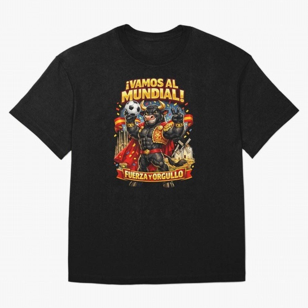 Spain World Cup 2026 Bull Fan Shirt Classic T-Shirt Show Match Day Excitement for FIFA World Cup 2026 Inspired by Neymar, Brazil, Portugal and Argentina Energy, Worldwide Fan Energy, Dramatic Goals, Stadium Lights and Championship Celebrations;