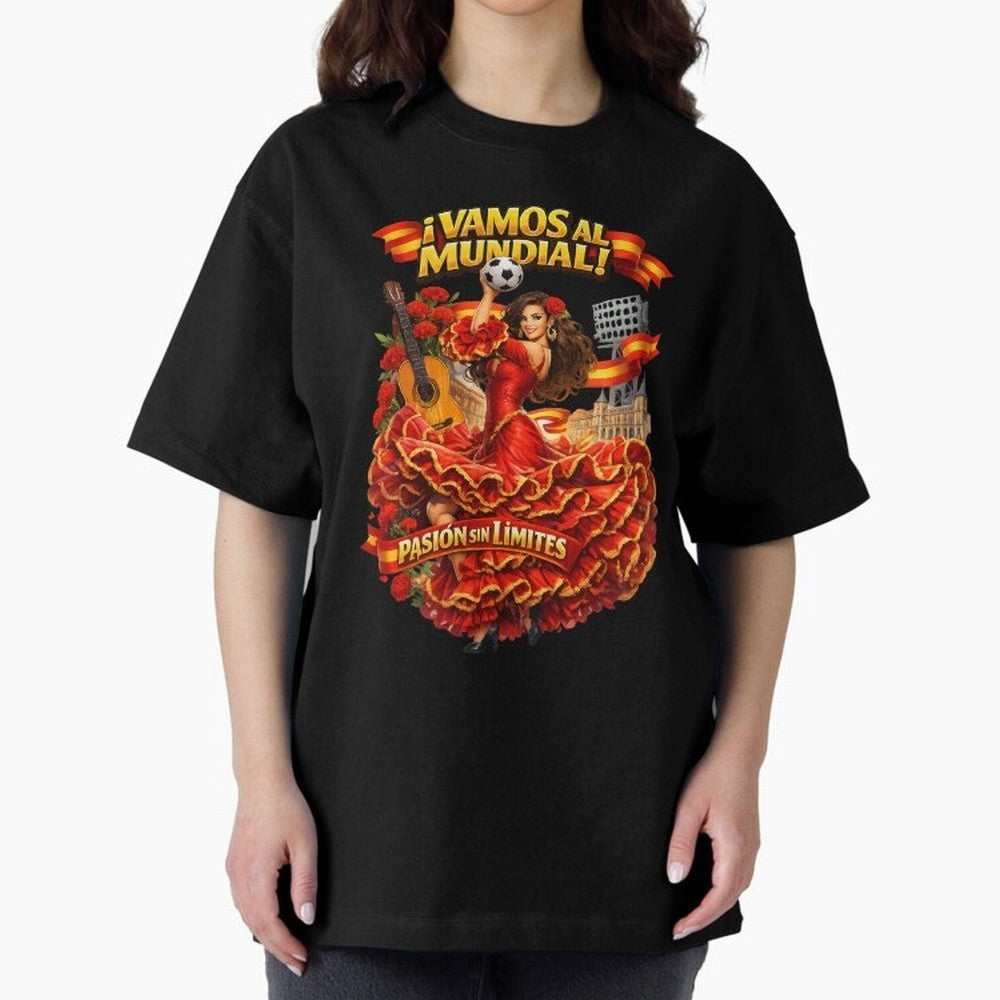 Spanish Flamenco Football Fan Shirt ¨C Unique World Cup 2026 Supporter Design Classic T-Shirt Carry the Dream of FIFA World Cup 2026 Group Stage Capturing Neymar, Brazil Energy, Worldwide Fan Energy, Dramatic Goals, Stadium Lights and Championship