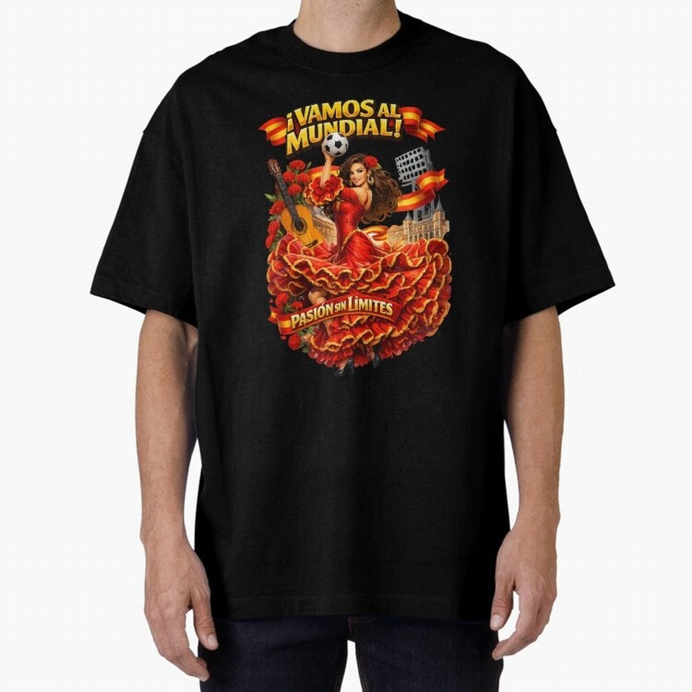 Spanish Flamenco Football Fan Shirt ¨C Unique World Cup 2026 Supporter Design Classic T-Shirt Carry the Dream of FIFA World Cup 2026 Group Stage Capturing Neymar, Brazil Energy, Worldwide Fan Energy, Dramatic Goals, Stadium Lights and Championship