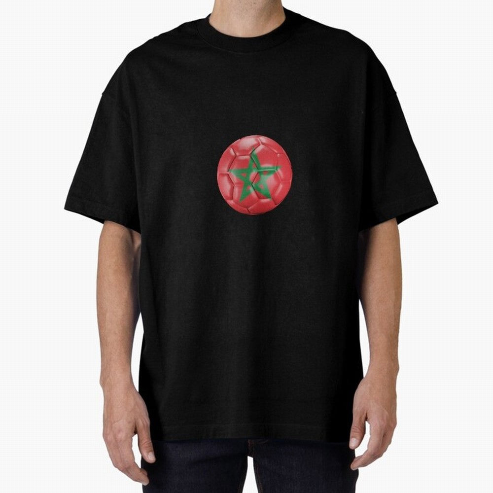 Morocco Ball Classic T-Shirt Join the Countdown to FIFA World Cup 2026 USA Canada Mexico for Fans of CR7 and Messi and Portugal, Bringing Championship Spirit, Famous Goals, Roaring Crowds and International Football Unity; Made for Die Hard
