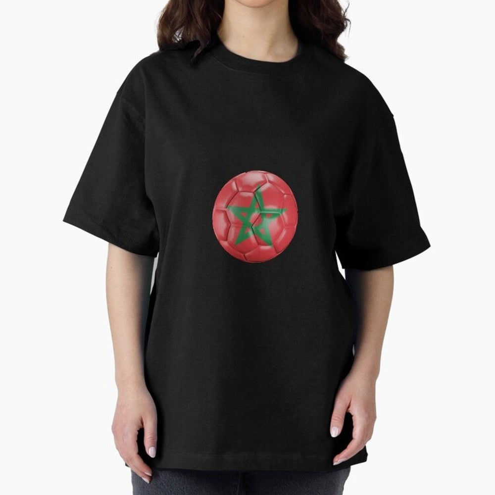 Morocco Ball Classic T-Shirt Join the Countdown to FIFA World Cup 2026 USA Canada Mexico for Fans of CR7 and Messi and Portugal, Bringing Championship Spirit, Famous Goals, Roaring Crowds and International Football Unity; Made for Die Hard
