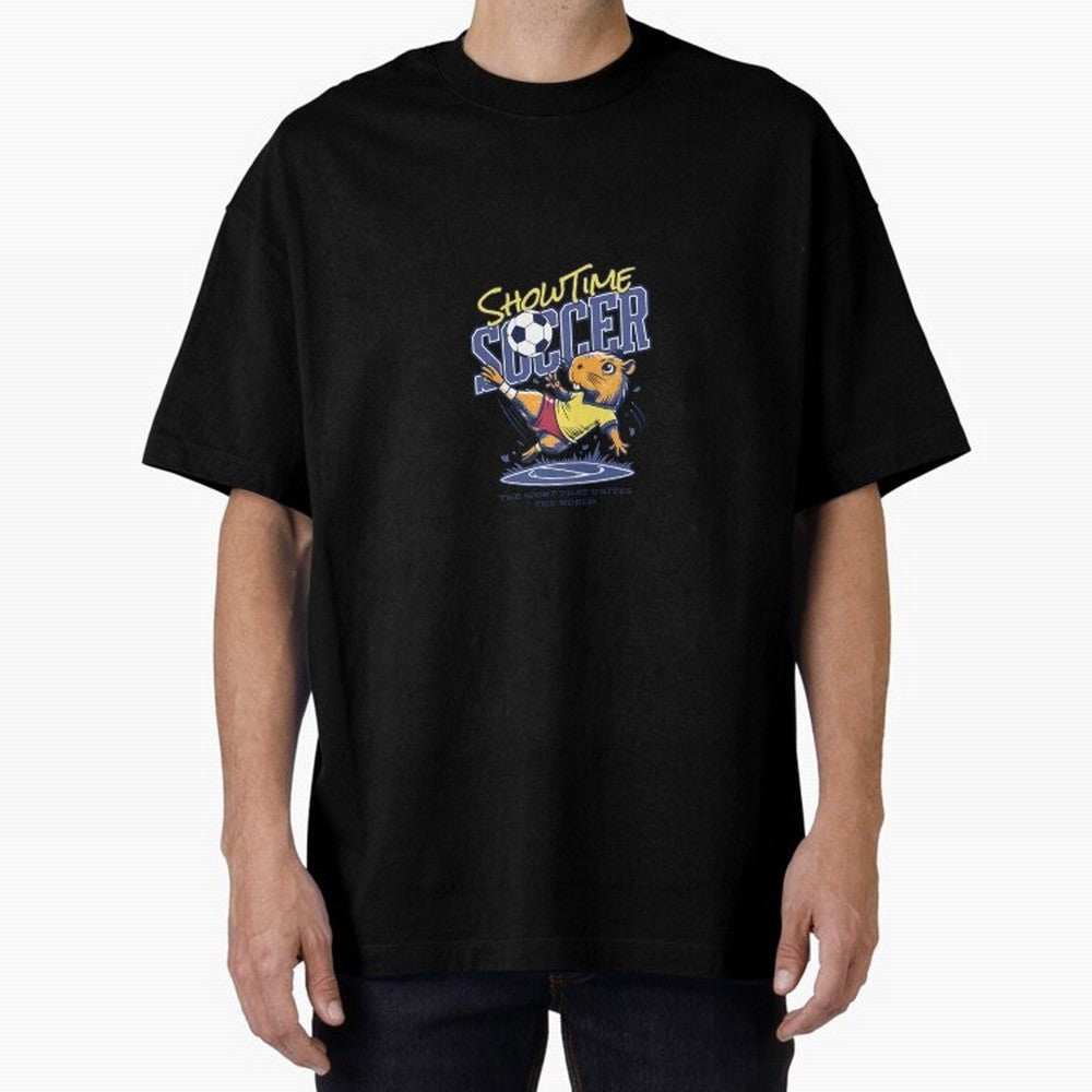 Capybara Soccer Showdown - Showtime World Cup Classic T-Shirt Bring Match Day Fire to FIFA World Cup 2026 for Fans of Neymar and Netherlands, Bringing Game Day Rituals, Football Legends, Country Pride and the Road to the Final; Ideal for Fans Who