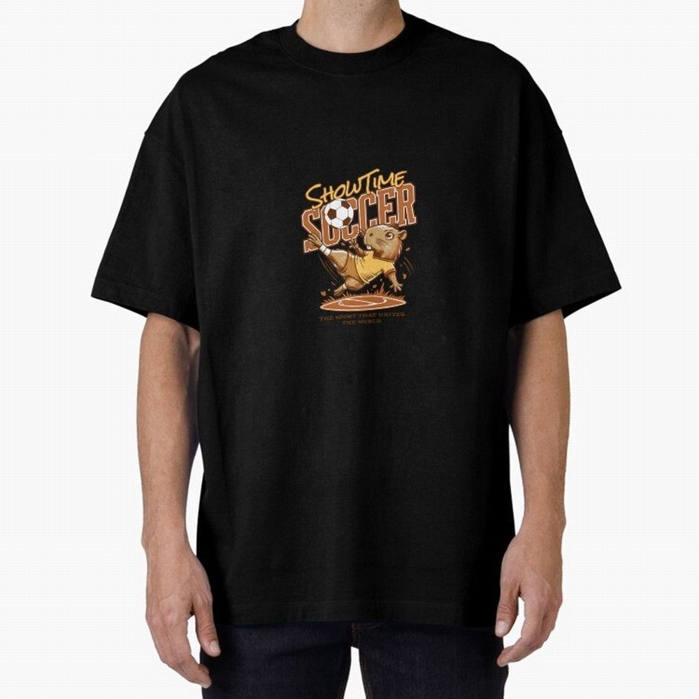Capybara Playing Soccer Football Vibes Classic T-Shirt Make Every Kick Count in FIFA World Cup 2026 Made for Cristiano Ronaldo, Haaland and CR7, Spain Energy, Game Day Rituals, Football Legends, Country Pride and the Road to the Final; Made for
