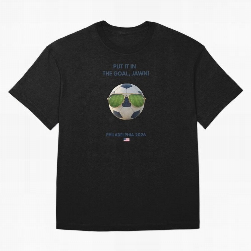 WC26 Hosting City: Philadelphia | Fun and Smart Soccer Fan Gear Classic T-Shirt Enjoy Match Day Hype around FIFA World Cup 2026 Group Stage, Cristiano Ronaldo, France and Portugal, Football History, Final Match Energy, Crowd Noise and Once in a