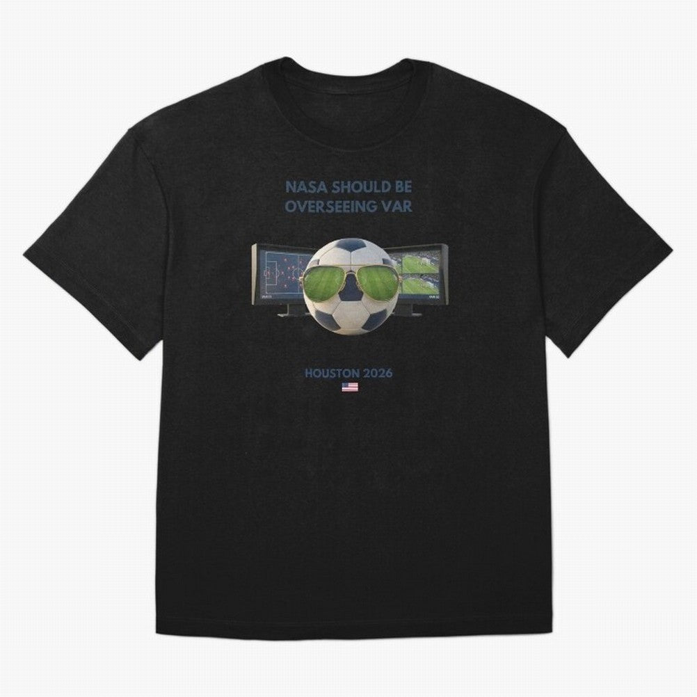 WC26 Hosting City: Houston | Fun and Smart Soccer Fan Gear Classic T-Shirt Relive Global Football Passion for FIFA World Cup 2026 Group Stage, Centered on Messi, Neymar and Mbappe, England and Germany, Football Festival Excitement, Trophy