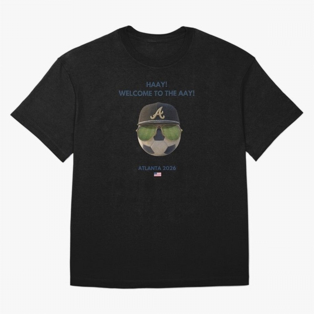 WC26 Hosting City: Atlanta | Fun and Smart Soccer Fan Gear Classic T-Shirt Step into FIFA World Cup 2026 USA Canada Mexico for Fans of Messi and Argentina, Bringing Championship Spirit, Famous Goals, Roaring Crowds and International Football Unity;