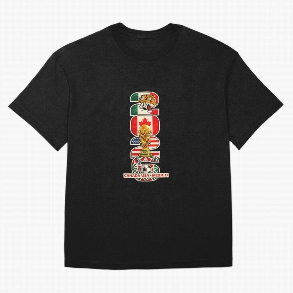Vertical Host Nations Landmark Art Classic T-Shirt Celebrate Rivalries and Pride in FIFA World Cup 2026 Group Stage for Fans of Messi and Brazil, Bringing Football Passion, Legendary Performances, Festival Vibes and Supporter Community; Ideal for