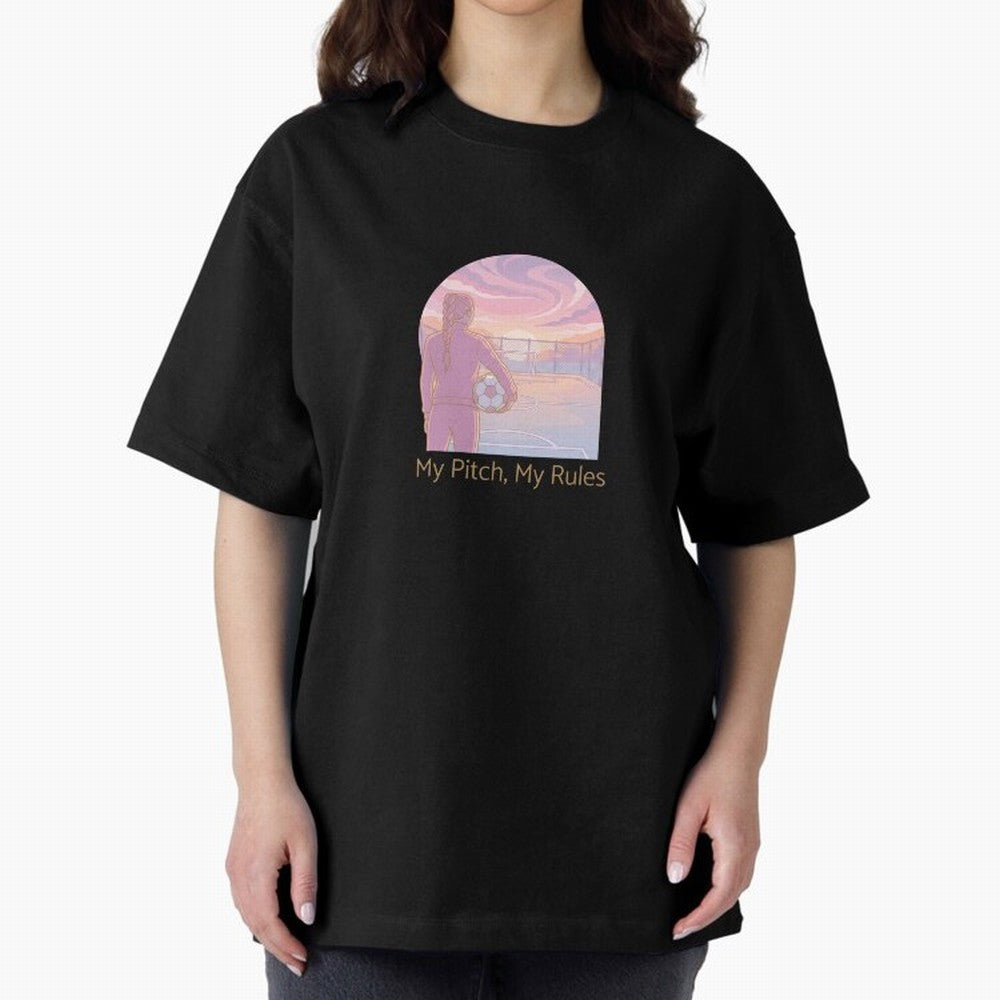 My Pitch My Rules Female Soccer Empowerment Classic T-Shirt Unlock Global Football Passion for FIFA World Cup 2026, Connected to Haaland, England, France and Netherlands, Champion Mindset, Group Stage Buzz, Knockout Tension and Passionate Fan