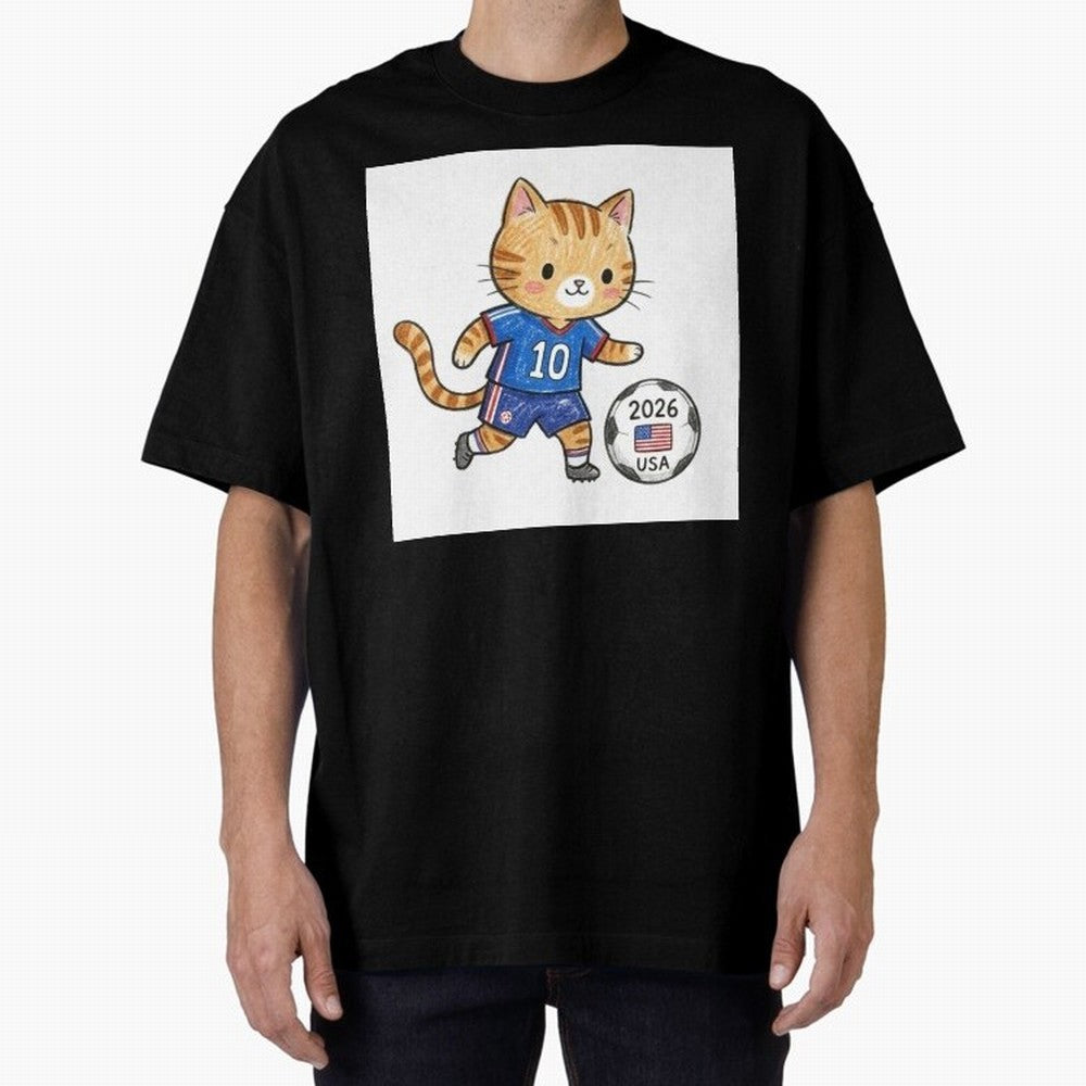 USA Soccer Cat #10 - 2026 World Cup Fan Art Classic T-Shirt Show Fan Pride Across FIFA World Cup 2026 for Fans of Haaland and Argentina, Bringing Supporter Pride, Iconic Celebrations, Legendary Names and Global Match Day Energy; Made for Collectors