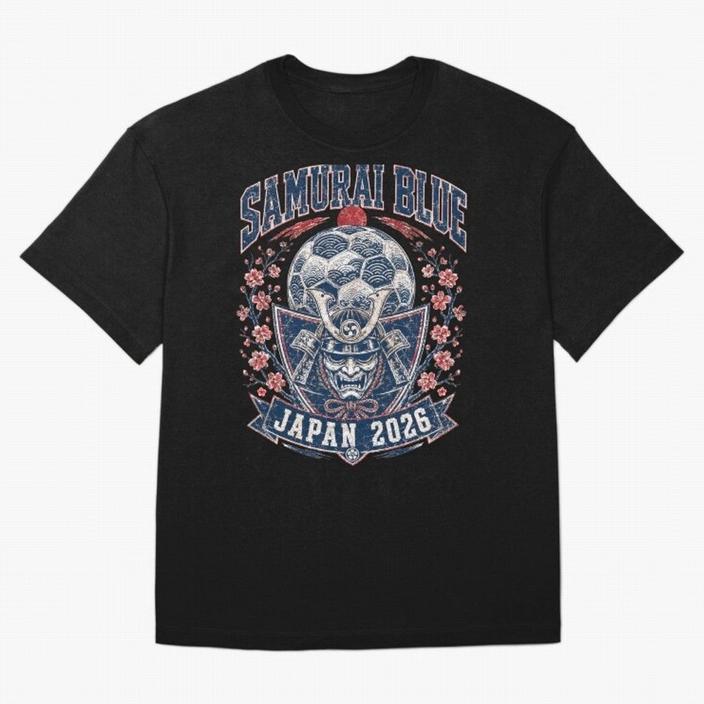 Samurai Blue Japan 2026 World Cup Soccer T-Shirt Classic T-Shirt Turn Football Passion into FIFA World Cup 2026 USA Canada Mexico Connected to Mbappe, Portugal Energy, Stadium Memories, Football Loyalty, International Chants and Championship