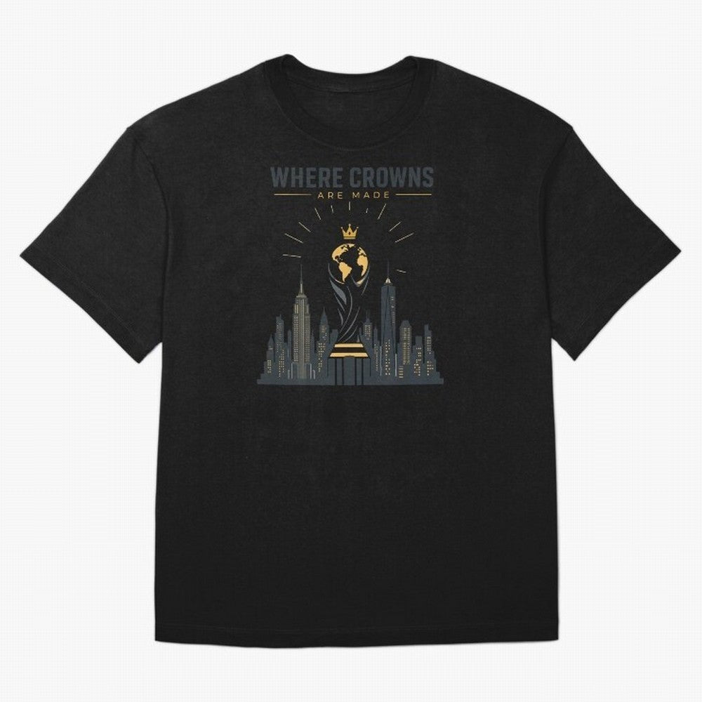Where Crowns Are Made Classic T-Shirt Follow the Final Road of FIFA World Cup 2026 USA Canada Mexico Spirit, Centered on Germany, Cristiano Ronaldo, Haaland and CR7, Game Day Rituals, Football Legends, Country Pride and the Road to the Final; Ideal