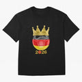 Germany Football Champion Crown 2026 Classic T-Shirt Cheer for FIFA World Cup 2026 Group Stage Spirit, Inspired by Argentina, France and Brazil, Haaland and Mbappe, Classic Soccer Heritage, Championship Pressure, Fan Loyalty and International