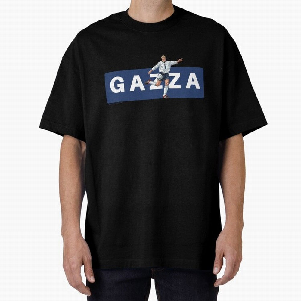Gazza England Retro T-shirt Classic T-Shirt Feel the Roar of Match Day Hype around FIFA World Cup 2026 USA Canada Mexico, Messi, Neymar and Mbappe, Argentina, France and Brazil, Vintage Soccer Flavor, Modern Football Stars, National Flags and Final