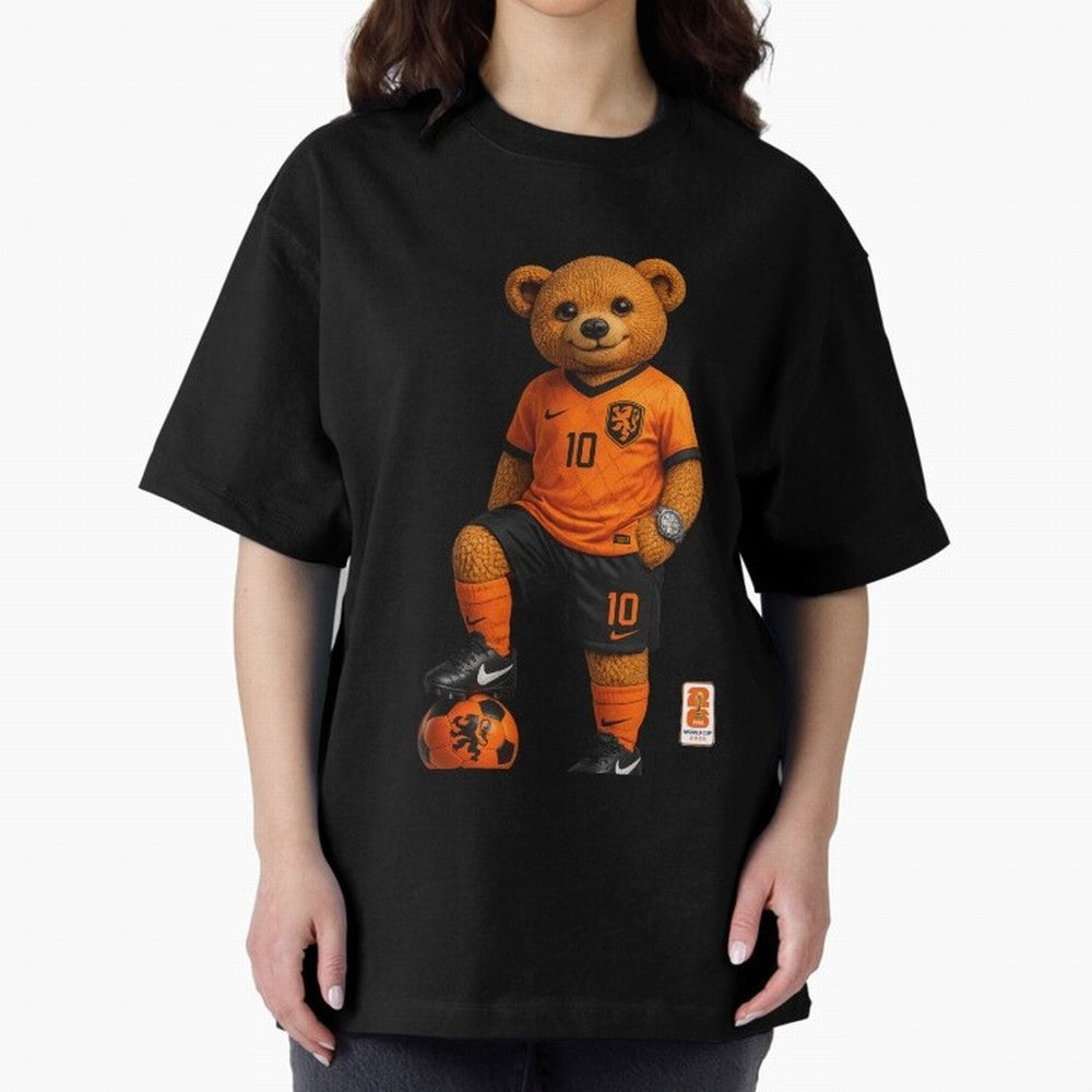 Netherlands Soccer Bear World Cup Teddy Bear Classic T-Shirt Discover FIFA World Cup 2026 USA Canada Mexico Connected to Haaland, England Energy, Champion Mindset, Group Stage Buzz, Knockout Tension and Passionate Fan Culture; Made for Collectors