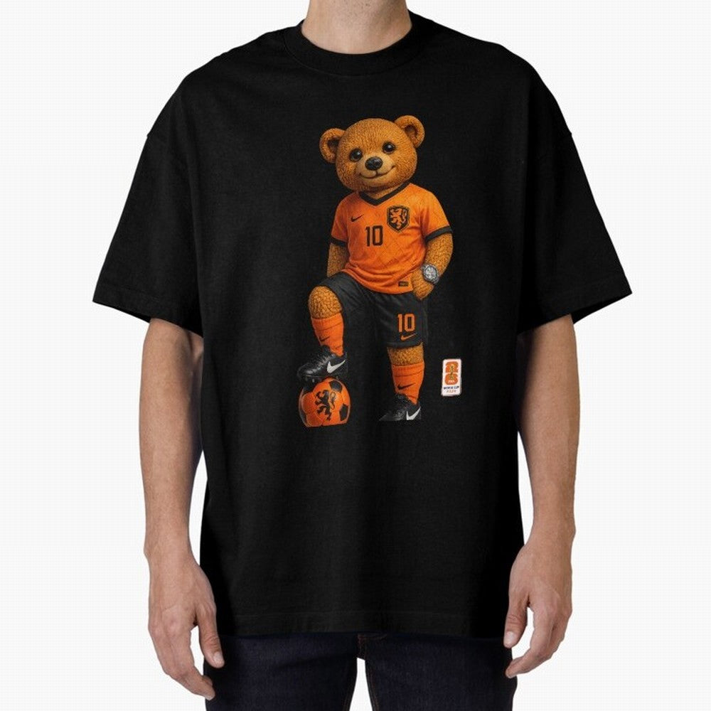 Netherlands Soccer Bear World Cup Teddy Bear Classic T-Shirt Discover FIFA World Cup 2026 USA Canada Mexico Connected to Haaland, England Energy, Champion Mindset, Group Stage Buzz, Knockout Tension and Passionate Fan Culture; Made for Collectors