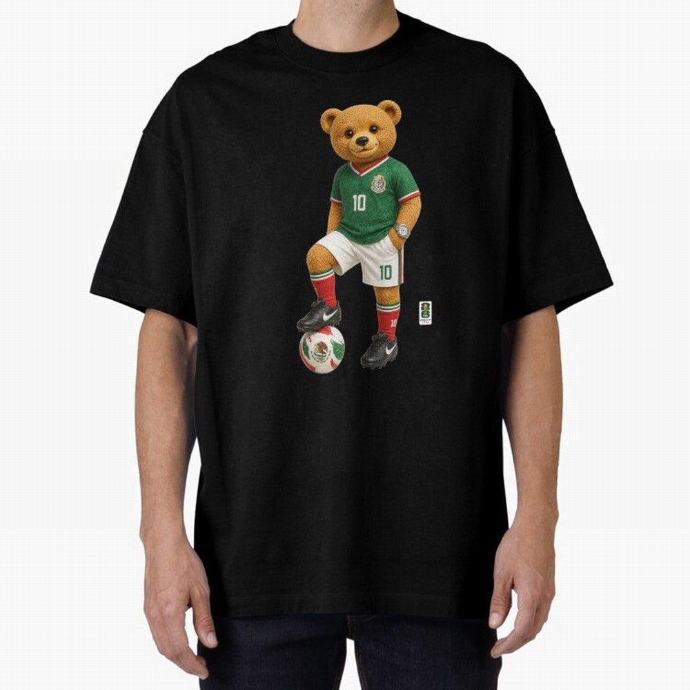 Mexico Soccer Bear World Cup Teddy Bear Classic T-Shirt Bring a Champion Mindset to FIFA World Cup 2026 USA Canada Mexico Built around Cristiano Ronaldo, Germany Energy, Football Festival Excitement, Trophy Ambitions, Country Rivalries and Star