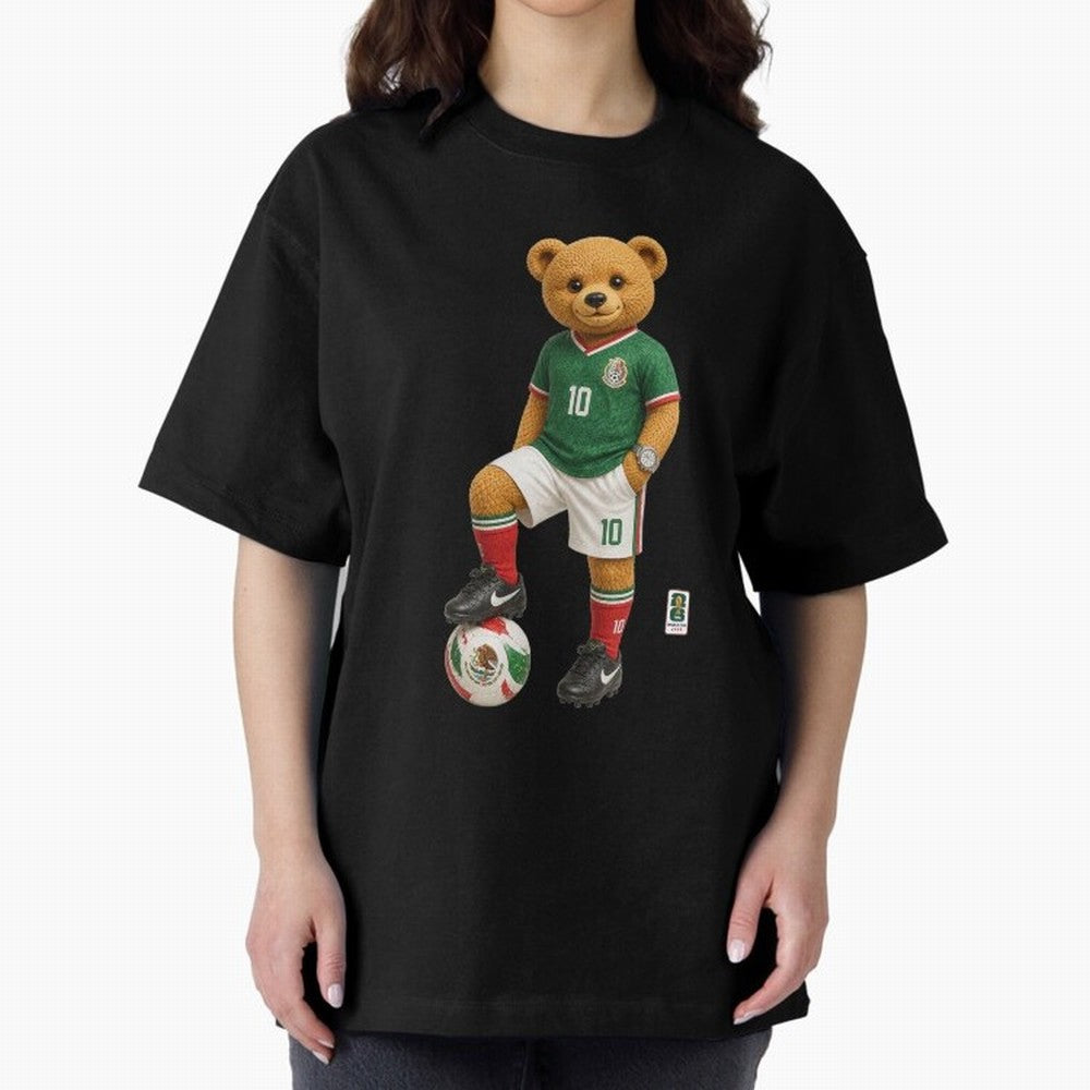 Mexico Soccer Bear World Cup Teddy Bear Classic T-Shirt Bring a Champion Mindset to FIFA World Cup 2026 USA Canada Mexico Built around Cristiano Ronaldo, Germany Energy, Football Festival Excitement, Trophy Ambitions, Country Rivalries and Star