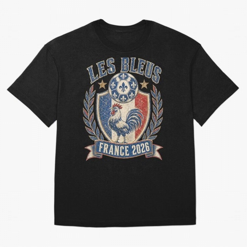 Les Bleus France 2026 World Cup Soccer T-Shirt Classic T-Shirt Turn Football Passion into the FIFA World Cup 2026 USA Canada Mexico Journey through Haaland Highlights, England Pride, Game Day Rituals, Football Legends, Country Pride and the Road to