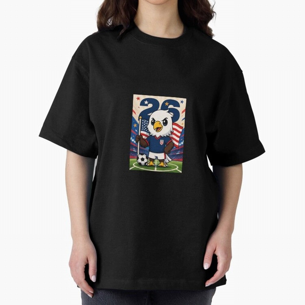 Patriotic Eagle Soccer USA Mascot Classic T-Shirt Discover Match Day Hype around FIFA World Cup 2026 USA Canada Mexico, Messi, CR7 and Mbappe, Argentina and Brazil, Game Day Rituals, Football Legends, Country Pride and the Road to the Final; Ideal