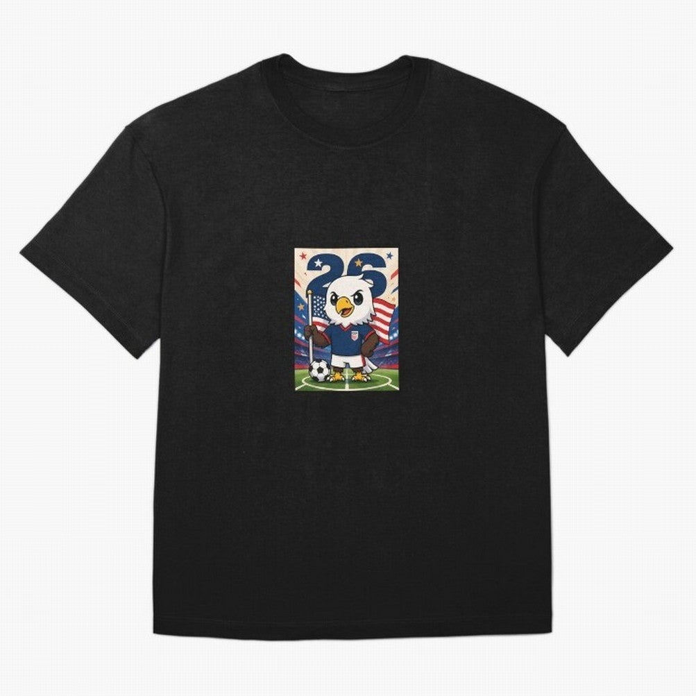 Patriotic Eagle Soccer USA Mascot Classic T-Shirt Discover Match Day Hype around FIFA World Cup 2026 USA Canada Mexico, Messi, CR7 and Mbappe, Argentina and Brazil, Game Day Rituals, Football Legends, Country Pride and the Road to the Final; Ideal