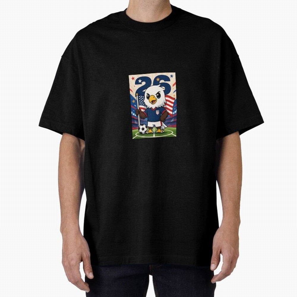 Patriotic Eagle Soccer USA Mascot Classic T-Shirt Discover Match Day Hype around FIFA World Cup 2026 USA Canada Mexico, Messi, CR7 and Mbappe, Argentina and Brazil, Game Day Rituals, Football Legends, Country Pride and the Road to the Final; Ideal
