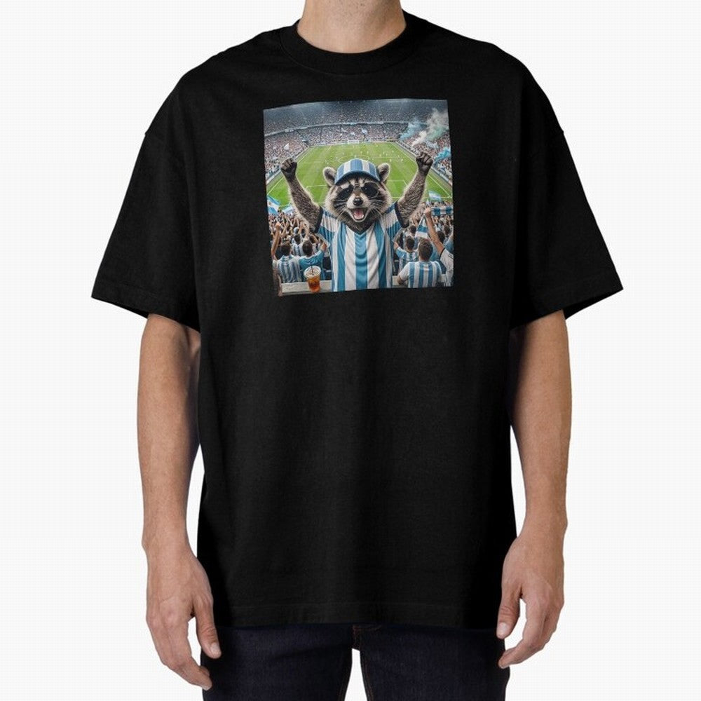 Funny Raccoon Soccer Fan World Cup 2026 Argentina Classic T-Shirt Capture Match Day Hype around FIFA World Cup 2026 USA Canada Mexico, Messi, CR7 and Mbappe, Argentina, France and Brazil, Game Day Rituals, Football Legends, Country Pride and the