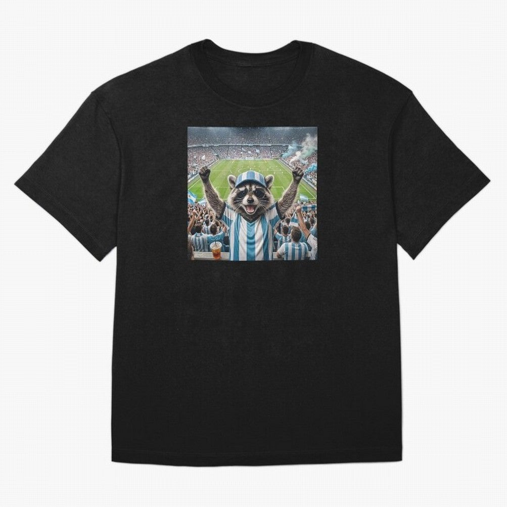 Funny Raccoon Soccer Fan World Cup 2026 Argentina Classic T-Shirt Capture Match Day Hype around FIFA World Cup 2026 USA Canada Mexico, Messi, CR7 and Mbappe, Argentina, France and Brazil, Game Day Rituals, Football Legends, Country Pride and the