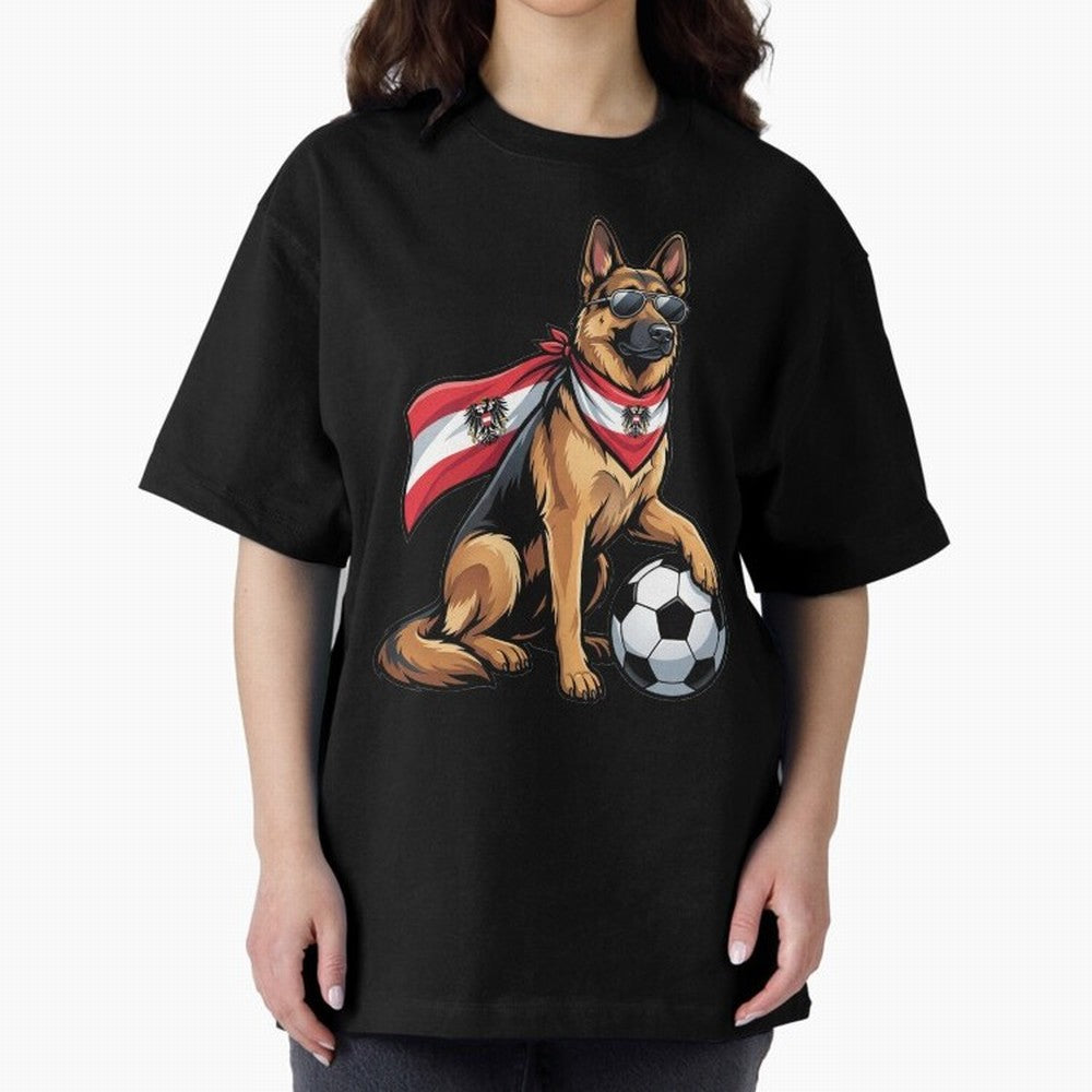 Austrian football dog Classic T-Shirt Upgrade Match Day Hype around FIFA World Cup 2026, Mbappe, England and Germany, Stadium Chants, National Pride, Trophy Dreams and Unforgettable Football Memories; Built for Supporters Chasing Trophy Dreams,