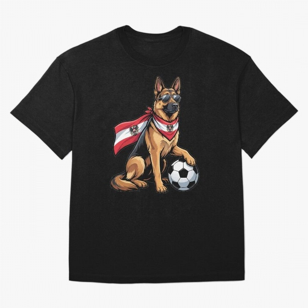 Austrian football dog Classic T-Shirt Upgrade Match Day Hype around FIFA World Cup 2026, Mbappe, England and Germany, Stadium Chants, National Pride, Trophy Dreams and Unforgettable Football Memories; Built for Supporters Chasing Trophy Dreams,