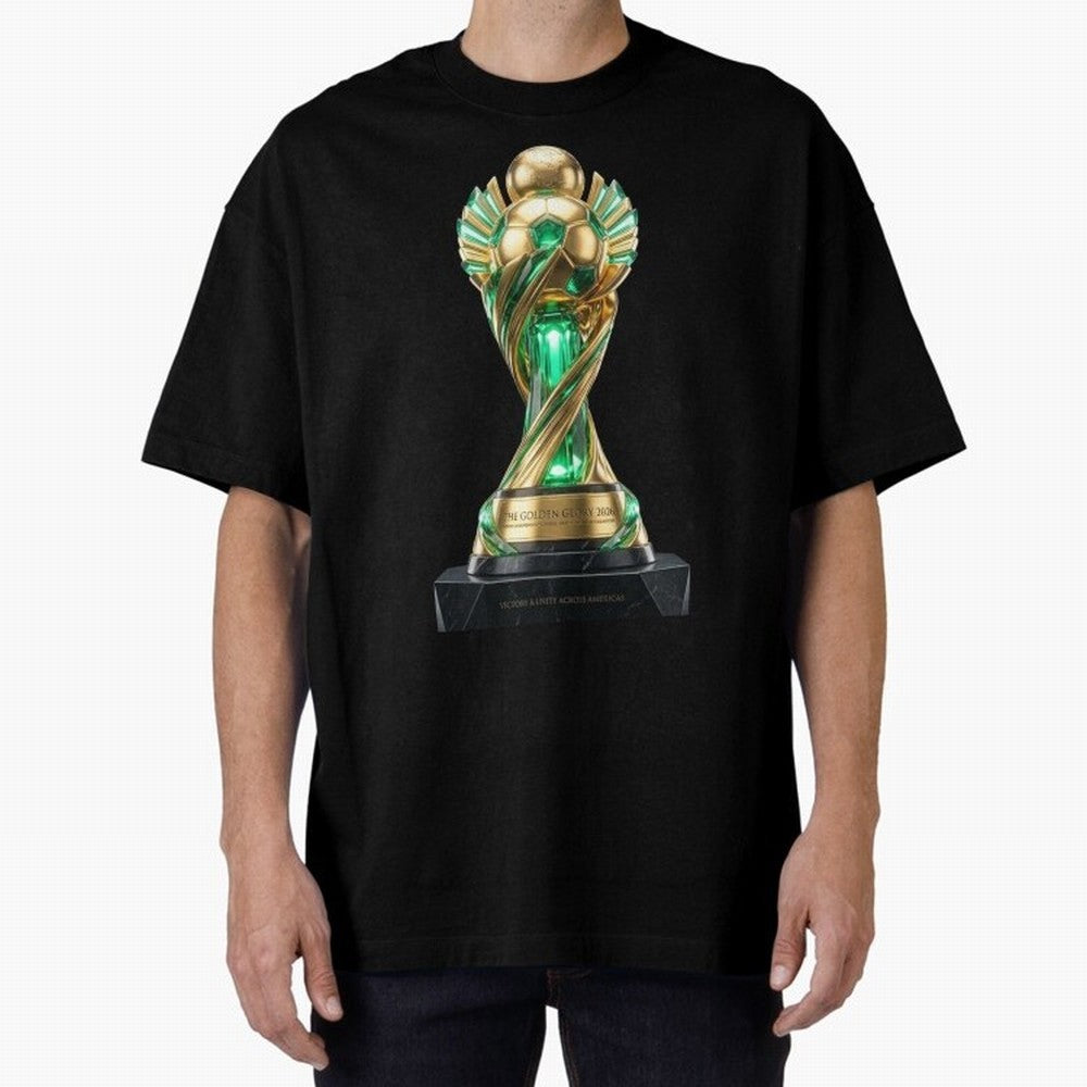 The Golden Glory 2026 - Futurist Soccer Trophy Classic T-Shirt Share the Excitement of the FIFA World Cup 2026 Journey through CR7 and Messi Highlights, Germany Pride, Vintage Soccer Flavor, Modern Football Stars, National Flags and Final Night